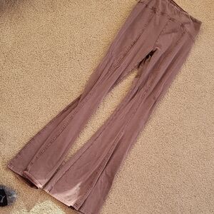 Brown Flared Pants